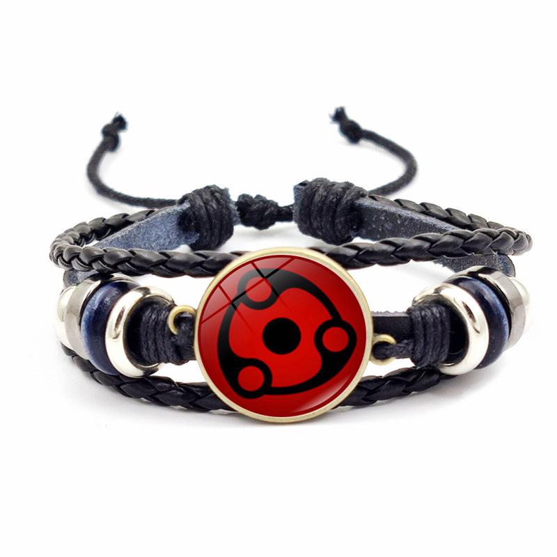 Madara Cosplay Braided Anime Leather Bracelet