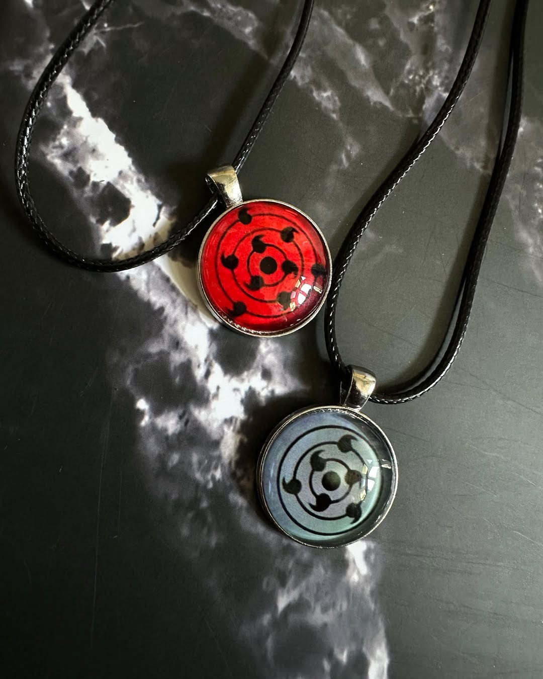 Naruto Shippuden Sharingan or Rinnegan Pendent Chain