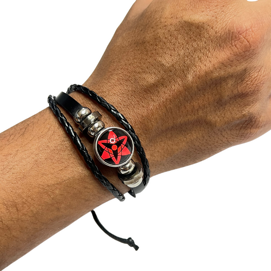 Madara Cosplay Braided Anime Leather Bracelet