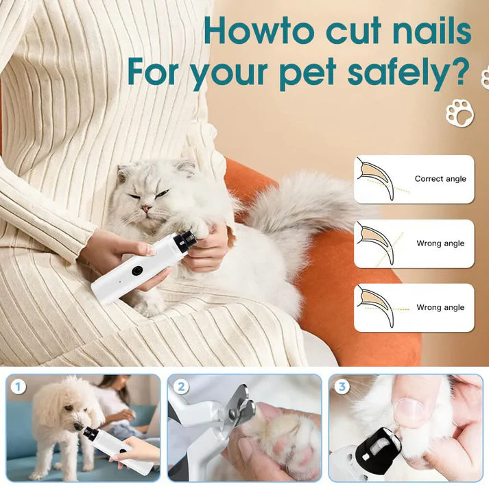 DOG & CAT SILENT NAIL GRINDER