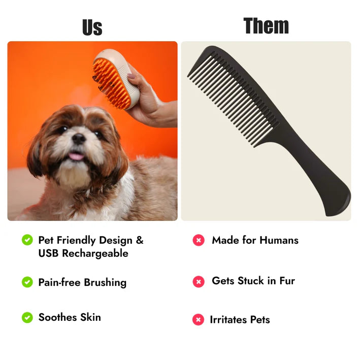Pet Steamer Brush