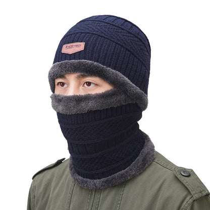 Kashmiri Two in One Premium Woolen Cap Set