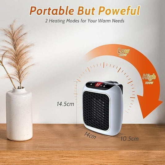 Mini Blower 800W remote control Fan Room Heater